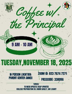 coffee with the principal